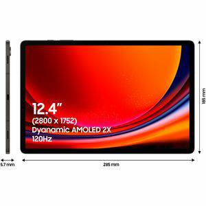 Samsung Samsung Galaxy Tab S9 Plus 12.4 inch 256 GB Wifi Zwart Tablets