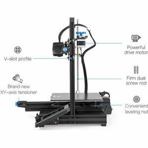 Printers CREALITY Ender 3 V2 Craborundom Glass Platform Ultra silent DIY 3D Printer Print Formaat: 22 x 22 x 25cm EU Plug