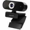 Webcams Logilink LogiLink UA0371 Pro Full HD USB webcam met microfoon voor scherpe videogesprekken via Skype/Google Meet/FaceTime/FB Messenger/etc.