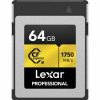 Lexar Geheugenkaarten Lexar Professional (SDXC, 64 GB, U3, UHS II), Geheugenkaart, Zwart