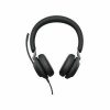 Jabra Jabra Evolve2 40 SE Bedrade Stereo Headset gecertificeerd voor UC, met USB C Headsets