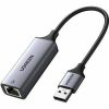 UGREEN USB 3.0 Ethernet Adapter Gigabit Netwerk Adapter Lan RJ45 op 1000 Mbps voor Mac OS Windows 10 8 7 Linux Compatibel met PC Laptop Desktop Switch Xiaomi MiBox enz, Aluminium Netwerkkaarten