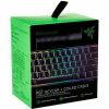 Razer Upgradeset voor PBT Toetsdoppen en Spiraalkabel (120 Double shot toetsen, USB C naar USB A Kabel, Spiraalkabel) Zwart, US & UK Layout Toetsenborden Razer