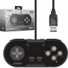 Gamecontrollers Retro Bit Legacy16 USB Wired Controller For Steam, PC, Mac, Raspberry Pi, and Switch Onyx Black (Nintendo Switch//)