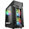 ATX Semi tower Box Sharkoon VG6 W RGB Black Sharkoon PC behuizingen