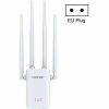 COMFAST CF WR304S 300M 4 ANTENNA Draadloze repeater High Power Through Wall WiFi Signaalversterker Specificatie: EU stekker Wifi versterkers