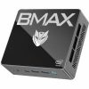 Input adapters BMAX B4 Plus Windows 11 mini pc 16 GB + 512 GB Intel Alder Lake N100 ondersteuning voor dubbele HDMI / RJ45 (EU stekker)