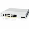 Cisco Hubs & switches Cisco Katalysator 1200 16P 2G Slimme Schakelaar, 16 Haven GE, PoE, 2x1GE SFP, Beperkte Levenslange Bescherming (C1200 16P 2G)