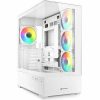 Sharkoon PC behuizingen Sharkoon AK6 RGB PC behuizing, ATX, wit